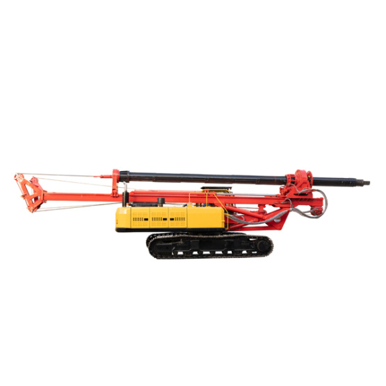 Small portable pile driver for construction site