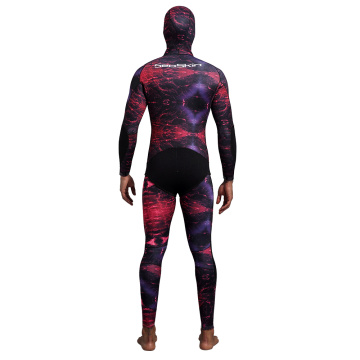 Seaskin Camouflage 2-Pieces Hooded Wetsuit for Spearfishing