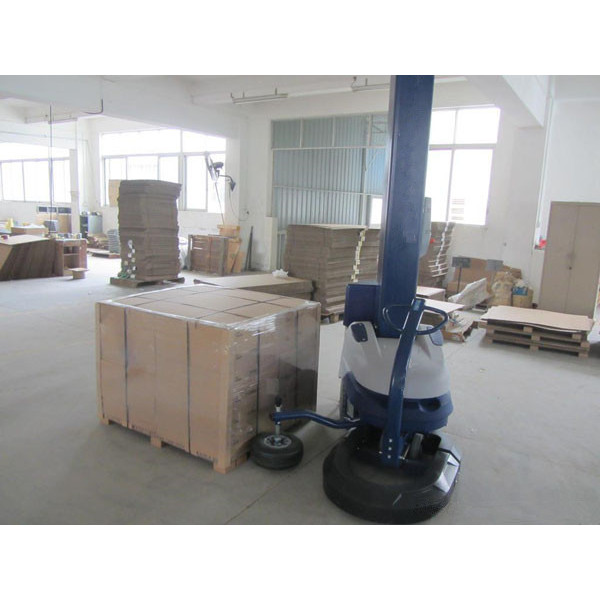 Rechargeable Automatic robot pallet wrapping machine