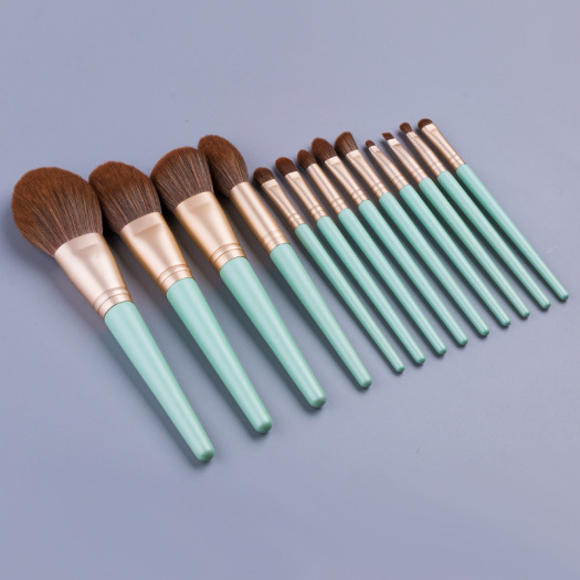 free shipping silver and pink makeup brush