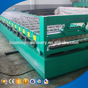 HT-840/900 double deck colored steel galvenize roof making machine