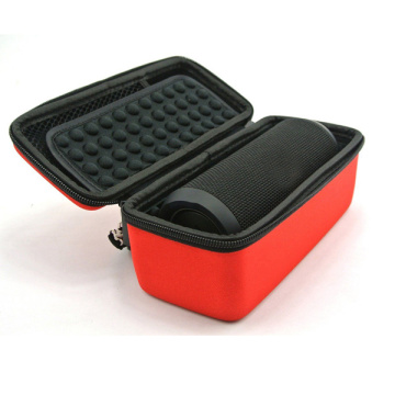 Portable dustproof eva hard shockproof speaker case/bag with strap