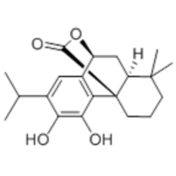2H-9,4a-(Epoxymethano)phenanthren-12-one,1,3,4,9,10,10a-hexahydro-5,6-dihydroxy-1,1-dimethyl-7-(1-methylethyl)-,( 57193058,4aR,9S,10aS) CAS 5957-80-2