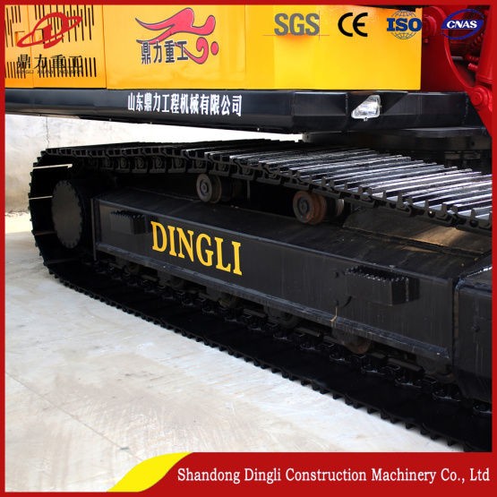 hydraulic crawler drilling-rig with full set of drill-bits