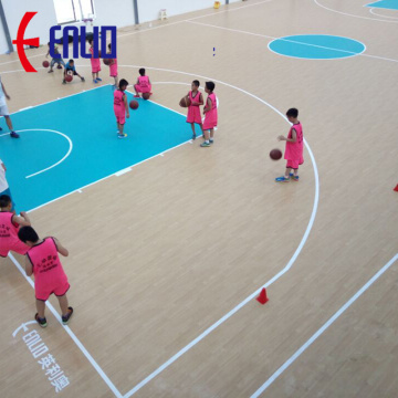 Indoor Basketball PVC Sports Flooring