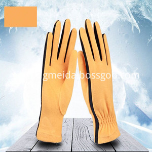 Fleece Gloves Orange