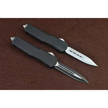 Double Edge Automatic Knife with Safety Lock