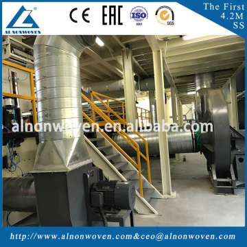 Full automatic 4.2m SS PP non woven fabric production line with high quality