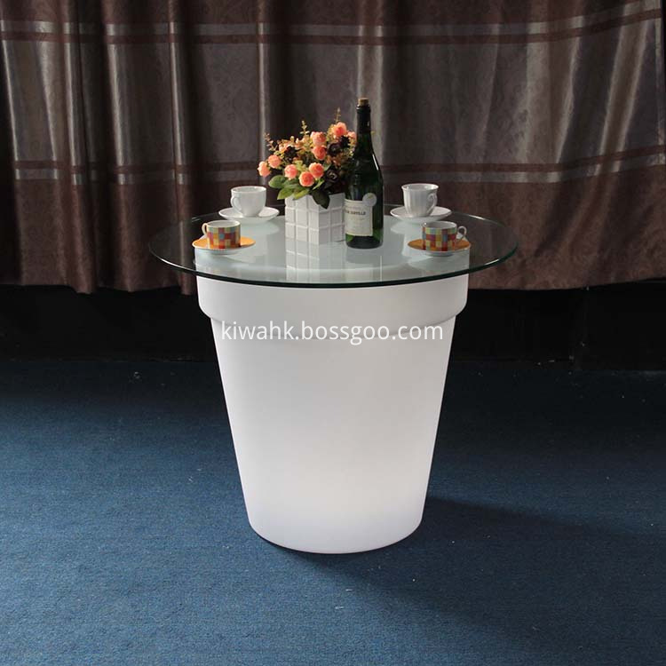 LED Furniture Remote Control Flower Pot