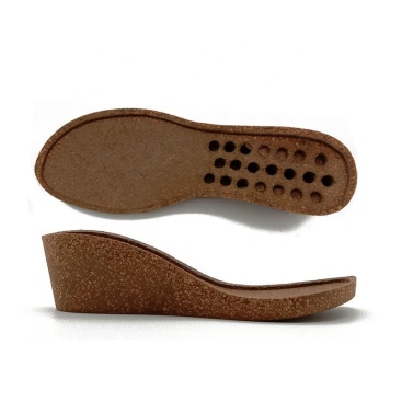 New material quality cork sole for Women's shoes