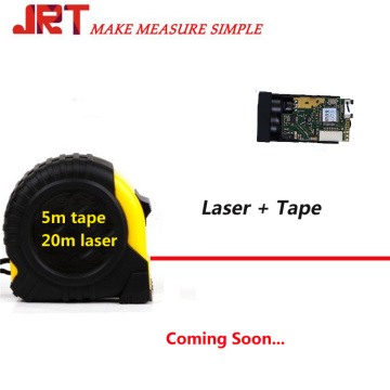 Laser tape measuring tool