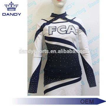 blue and white cheerleading uniforms for kids