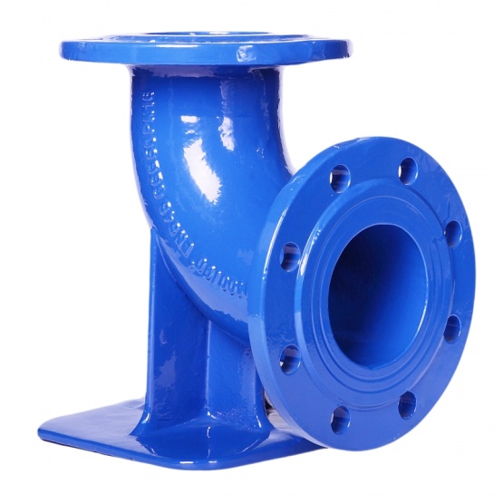 Ductile Iron  Double Flanged Duckfoot Bend-90°