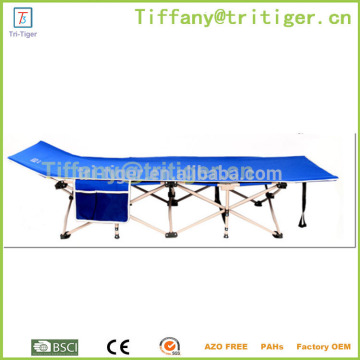 Cheap price customize foldable beach bed/army folding bed/camping folding cot