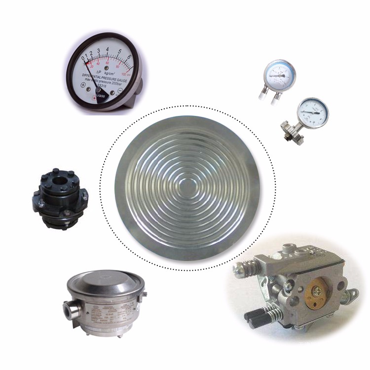 Corrosion Resistant Tantalum diaphragm for Pressure Gauge