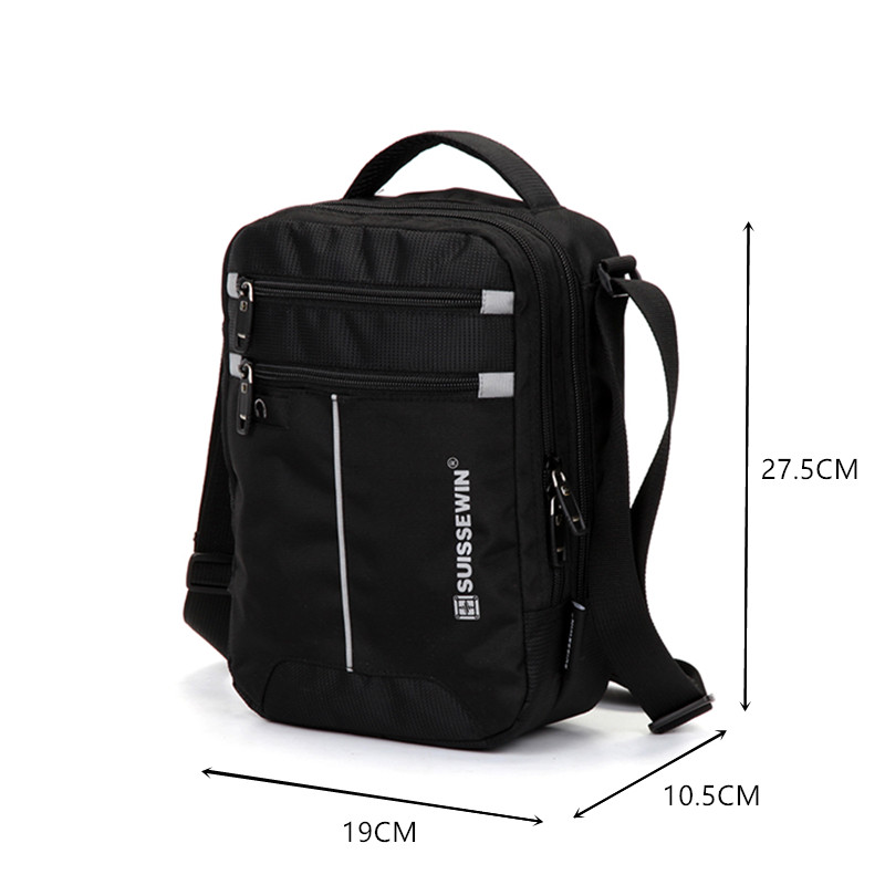 Large Capacity Suisswin Shoulder Messenger Bag
