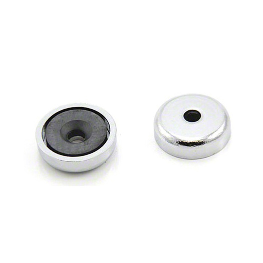 Strong Neodymium Pot Magnets With A Countersunk Hole