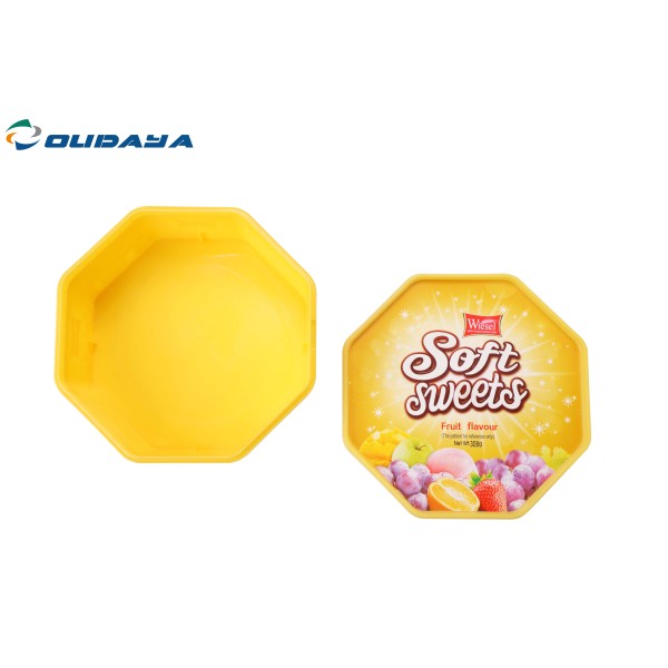high quality iml candy storage container with lid