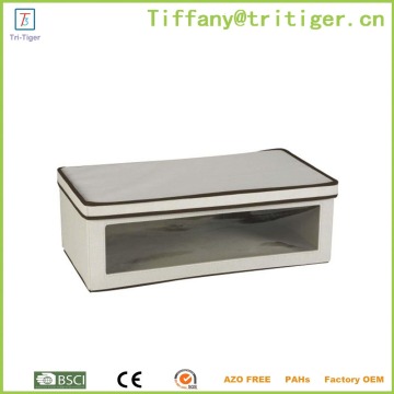 good quality custom printed foldable non woven storage Box and Bin with PVC