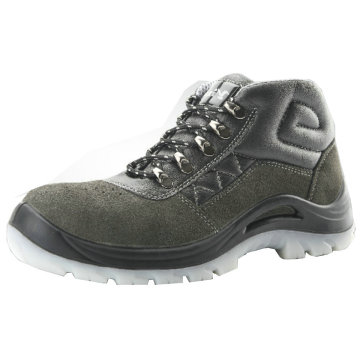 Green Suede Leather Upper Safety Shoes