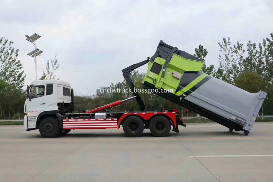 garbage container lift trucks