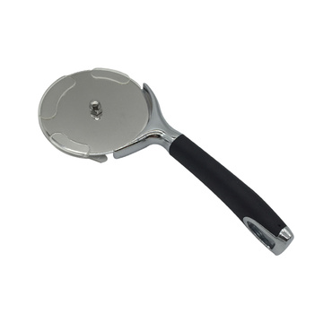 Stainless Steel Pizza Cutter with plastic black Handle