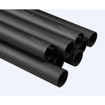 Super Strength Fiber Carbon Pipe With Aluminum Clamp