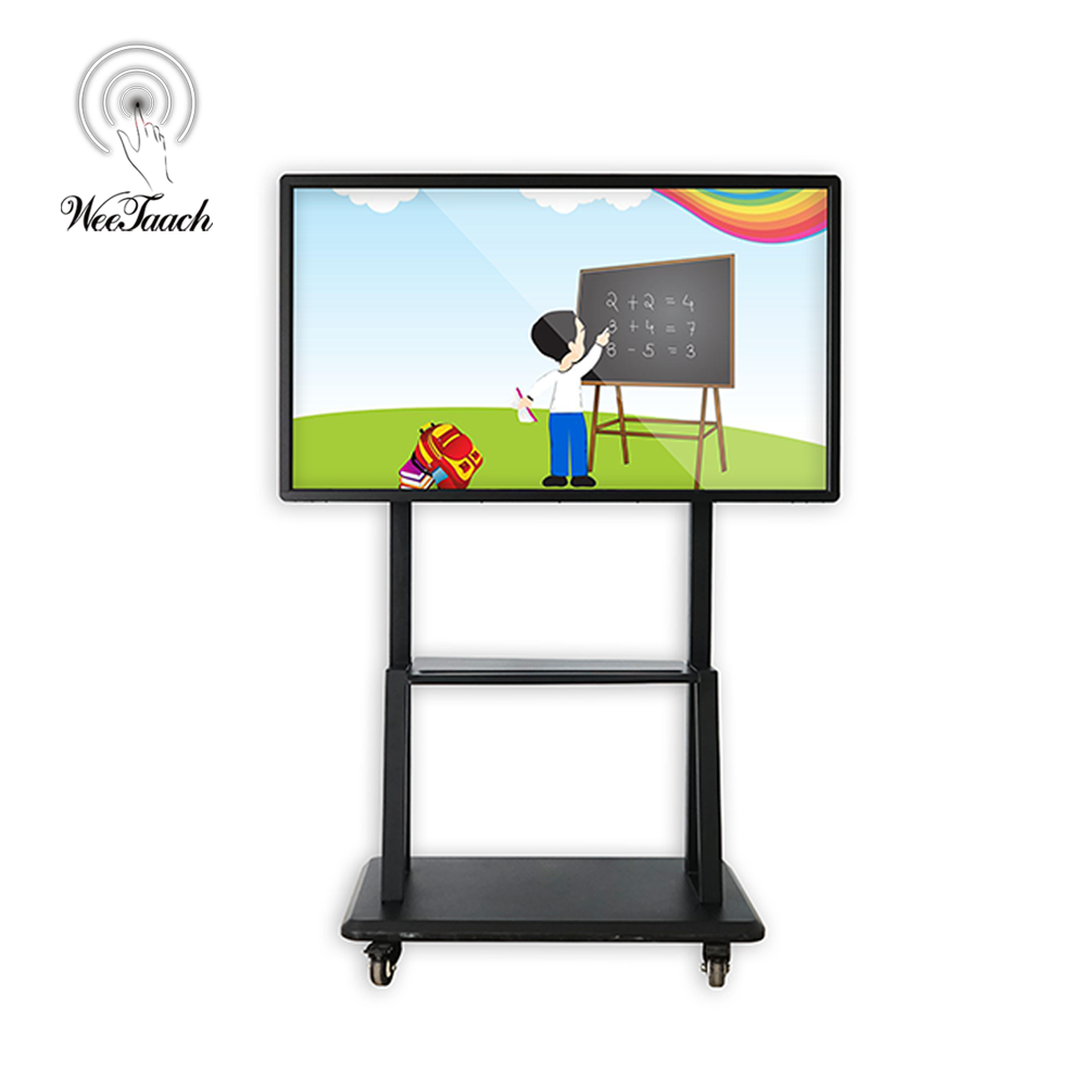 55 inches touch panel with mobile stand