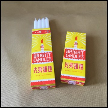 Yellow Box Ghana Wax White Bright Candle