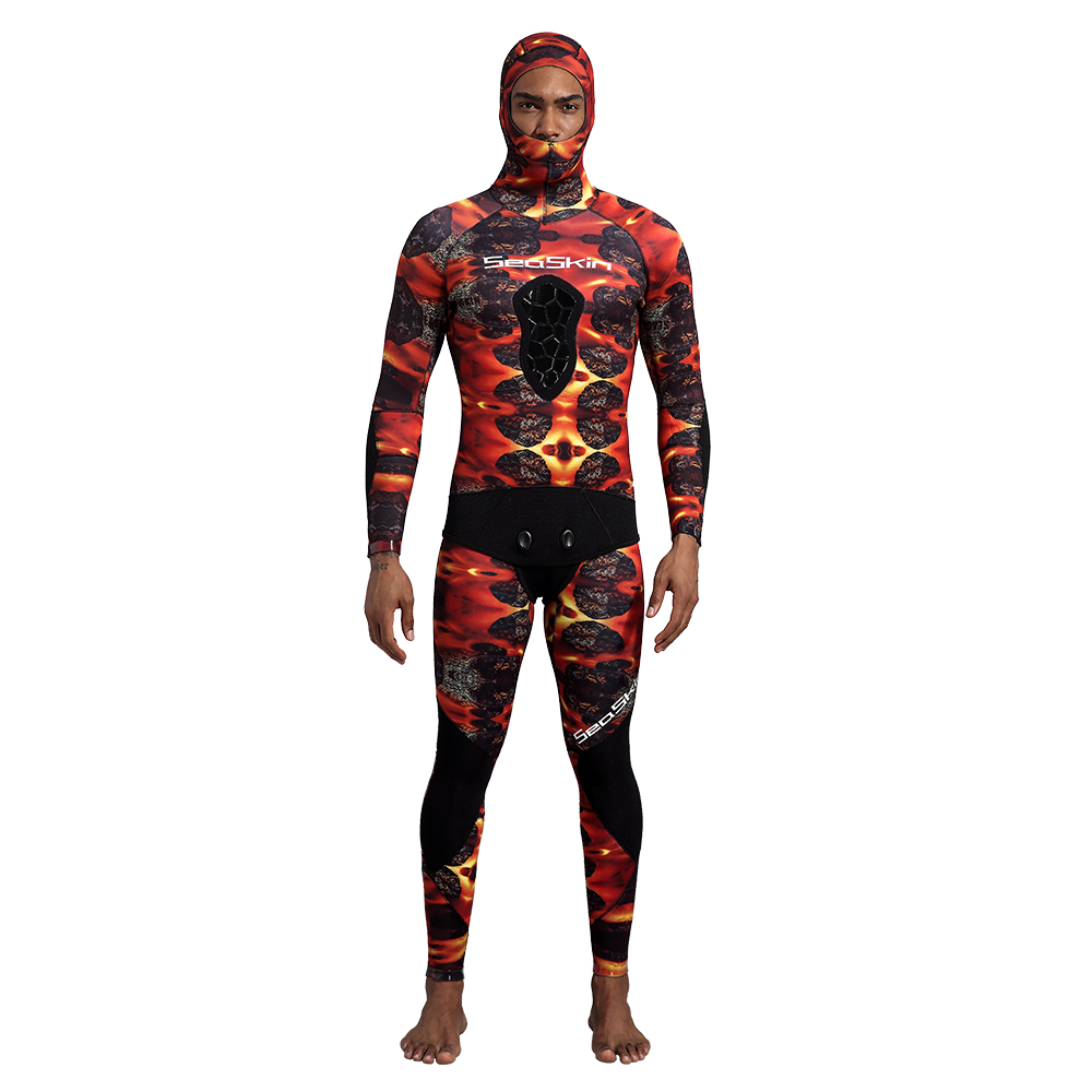   Seaskin Two Pieces Camo Wetsuit 
