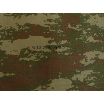 Polyester PU Coating Camouflage Fabric for Turkey