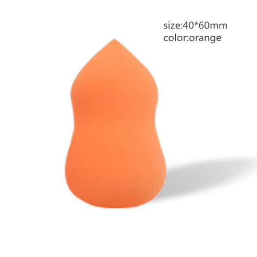 Orange Color Customized Makeup Sponge Puff
