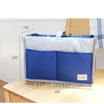 Travel cosmetic organizer/baby mother storage bag in bag