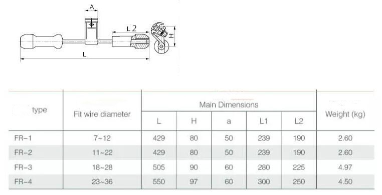 FR Damper for Electric Power Fitting