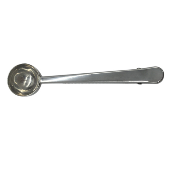 Stainless Steel Coffee Scoop with clip