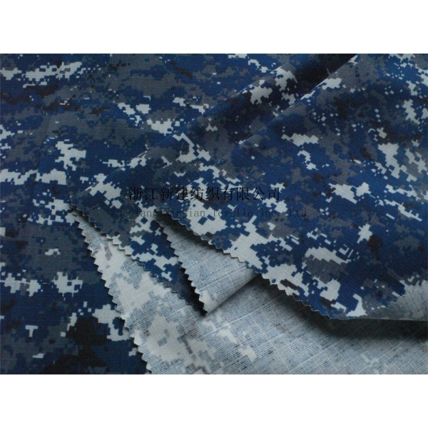 CVC Navy Camouflage Fabric for Middle East