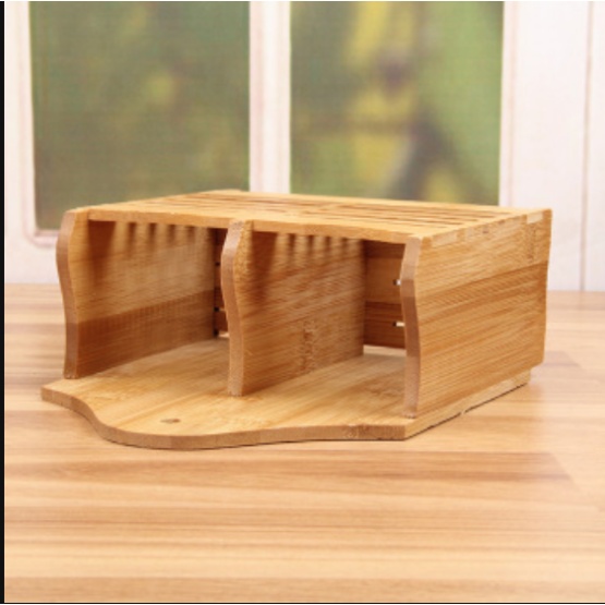 Bamboo double-checked chopstick cage