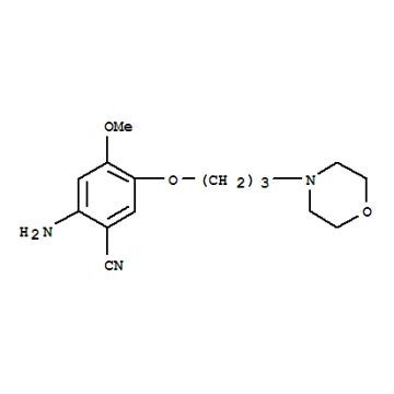 High Quality Gefitinib Intermediate  2-Amino-4-Methoxy-5-(3-Morpholinopropoxy)benzonitrile CAS  675126-27-9