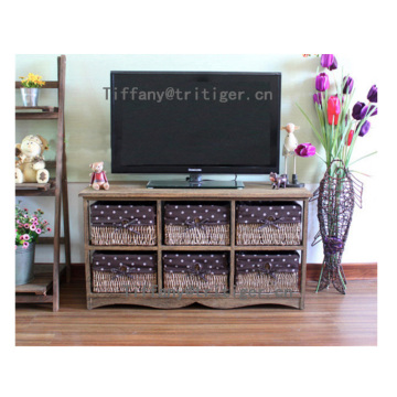 Handmade Diy living room furniture set sample wooden corner cabinet