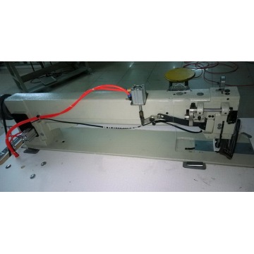 Double Needle Long Arm Compound Feed Heavy Duty Lockstitch Sewing Machine