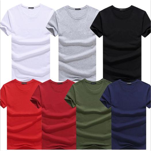 Hot Selling Custom Design Men Tshirt Plain Color