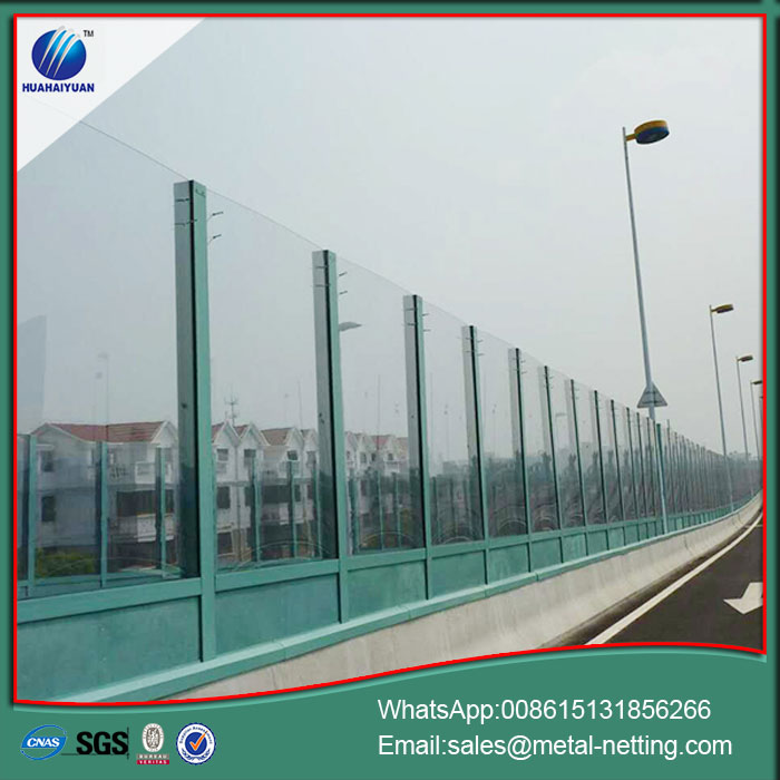 highway noise barrier wall metal sound barrier
