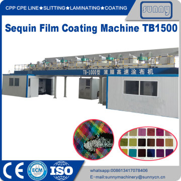 Metallized PET sequins sheet film coating machine TB1500