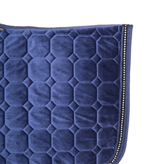 High Quality Quilted Velour Saddle Pad with Cord