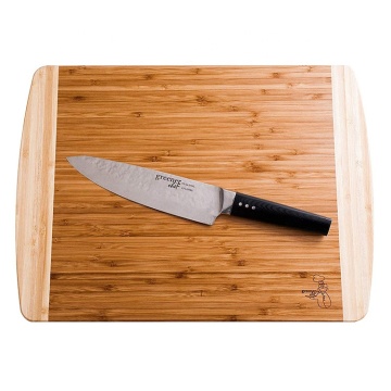Chef Extra Large Organic Bamboo Cutting Board for Kitchen - LIFETIME REPLACEMENT BOARDS - 18 X 12.5 Inches