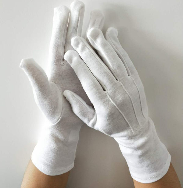 Hand Ceremonial White Gloves