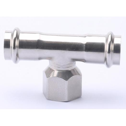 Stainless Steel Single Press Pipe Fitting Tee