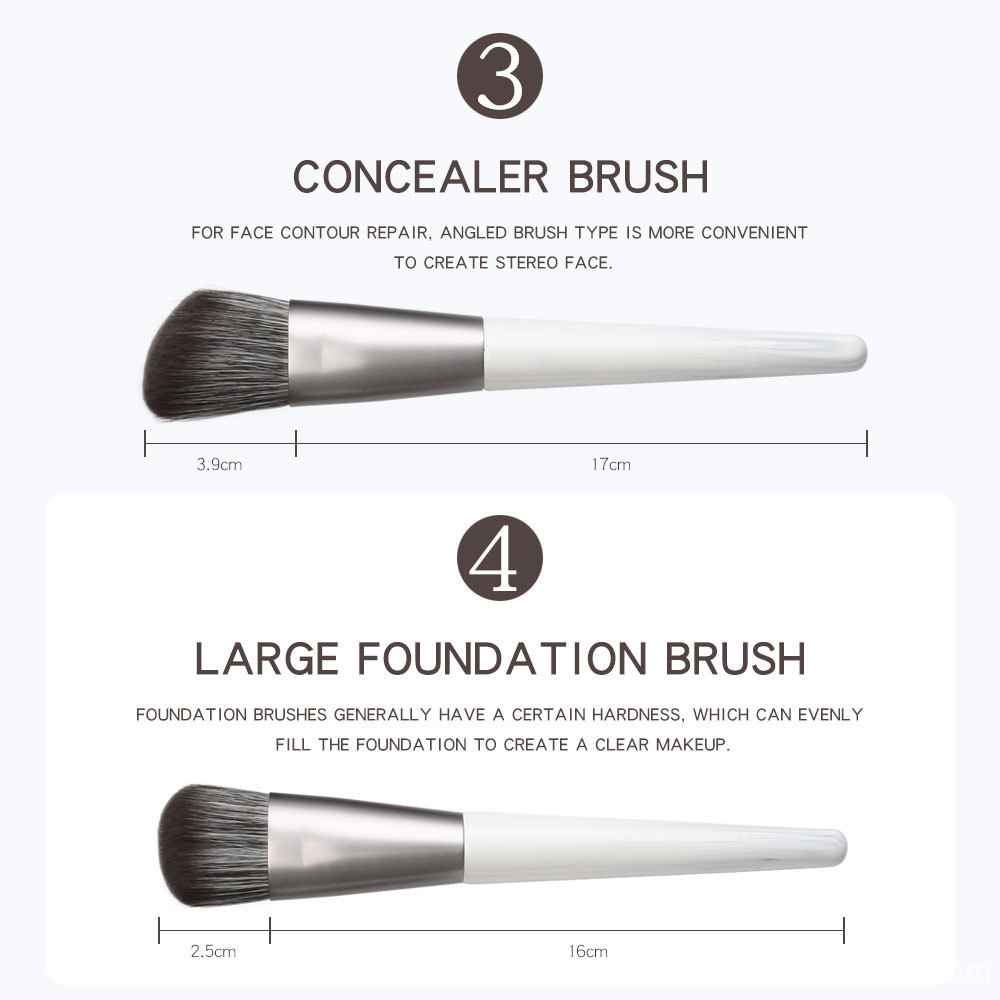 12 Piece Bunch Flower Makeup Brushes detail-2