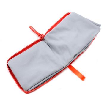 custom anti slip microfiber yoga towel with zipper