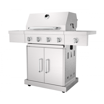 Four Burner Stainless Steel Barbecue Grill